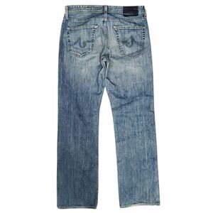 AG Adriano Goldschmied Jeans The Protege Mens 32x32 Blue Straight Leg Faded